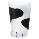 酒杯玻璃杯品配件 日本ADERIA 石塚硝子 貓腳杯 母貓乳牛 330ml (6681)