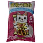 礦物貓砂 富貴貓砂 茉莉花抗菌幼條砂 5kg (B2-A)
