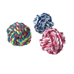 【Victor Victor 狗糧 換購品】HelloDOG 玩具嚴選 狗狗磨牙互動訓練玩具 棉繩球 1個 (款式隨機)