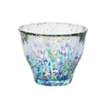 清酒杯品配件 日本清酒杯 津輕びいどろ 金彩祭典 F-71889