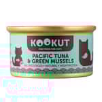 KOOKUT 貓罐頭 KOOKUT 貓罐頭 太平洋吞拿魚綠唇青口仔 70g (WCKUCW1010405)