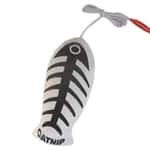 【Petio 木貓砂 換購品】HelloDOG 貓玩具 貓薄荷吊環帆布魚 耐抓耐咬 逗貓玩具