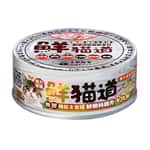 鮮貓道 貓罐頭 鮮貓道 貓罐頭 主食罐 鮮嫩純雞肉 羊肉絲 82g (橙罐) (JF-6600) 