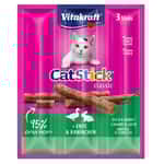 Vitakraft 貓零食 Vitakraft 貓零食 肉條 鴨肉+兔肉條 6g*3條 (VK24190B)