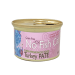 No Fish Cat 貓罐頭 No Fish Cat不吃魚的貓 貓罐頭 主食罐 火雞肉醬 85g (NFC85TU)