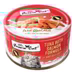 Fussie Cat 貓罐頭 Fussie Cat 貓罐頭 主食罐 極品吞拿魚 + 三文魚 Tuna with Salmon Formula in Goat Milk Gravy 70g (FUM-GRC)
