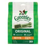 Greenies 狗零食 Greenies 狗零食 Original Petite 潔齒骨 迷你犬用 20支 12oz 10272502