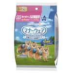 狗尿墊 狗尿片 Unicharm 公⽝⽤禮儀褲-SSS-碼 1.5-3kg 15-30cm 4片 (ucj1sss1)