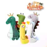 【Petio 木貓砂 換購品】HelloDOG 玩具嚴選 貓薄荷解壓玩具 恐龍小雞企鵝 1件 (隨機款)