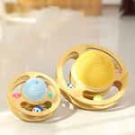 【Petio 木貓砂 換購品】HelloDOG 玩具嚴選 貓玩具 小行星不倒翁耐磨貓抓板 1件