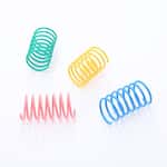 【Petio 木貓砂 換購品】HelloDOG 玩具嚴選 貓玩具彩色彈簧 1個 (顏色隨機)