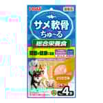 CIAO 狗零食 狗零食 CIAO 狗肉泥 鯊魚軟骨系列 綜合營養關節健康配方 雞肉味 14g×4本 (DS-298)