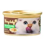 Be my Baby 貓罐頭 Be My Baby 貓罐頭 鮮肉無穀無膠 升級湯汁配方 雞肉&鰹魚蔬菜 85g (90403554)