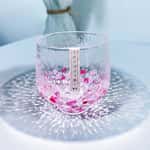 【龜泉 龜泉 清酒 換購品】日式清酒杯 櫻花粉點 1個入