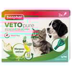 保健用品 Beaphar VETO pure 幼犬/幼貓用 回歸自然滴劑 一盒3支 (17176)