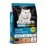 Nutram 紐頓 貓糧 nutram紐頓 無薯無穀糧全貓糧 三文魚及鱒魚 T24 5.4kg (NT-T24-5K)