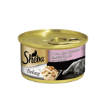 Sheba 貓罐頭 Sheba 日系貓罐頭 湯汁吞拿魚加三文魚 85g 肉色(10290930)