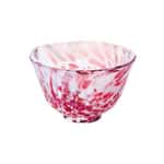 清酒杯 日本清酒杯 津輕びいどろ 櫻吹雪 F-79470