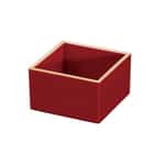 【龜泉 龜泉 清酒 換購品】日本清酒杯 枡酒杯 朱 1個入