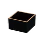 【龜泉 龜泉 清酒 換購品】日本清酒杯 枡酒杯 黑 1個入