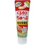 營養膏 CIAO 日本貓用營養膏 乳酸菌營養膏 綜合營養雞肉味 80g (粉綠) (CS-156)