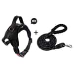 外出用品 輕鬆遛狗 牽引繩寵物胸背帶配牽引繩 L碼