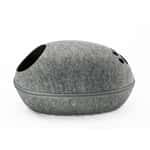 寵物床墊用品 半封閉式毛氈貓睡窩 四季通用可拆洗 顏色隨機 (貓犬用)