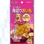 【Unicharm 狗尿墊 狗尿片 換購品】日本Sunrise 狗零食 狗狗一口 高纖健腸番薯零食 100g (桃紅)