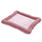 【 Ivory Coat 狗糧 換購品】寵物夏日 條紋冰涼冰絲睡窩 L碼 (顏色隨機)