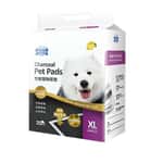 PETBEST PETBEST 竹炭檸檬加厚除臭超吸水 寵物尿墊 狗尿墊 狗尿片 [60x90 XL碼 20枚] (紫)