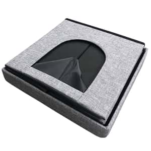 封閉式折疊貓窩貓屋貓房子 深灰色 (圖片4)