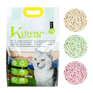 豆腐貓砂 KLitter 2.0 幼身版天然玉米 豆腐貓砂 綠茶味 18L