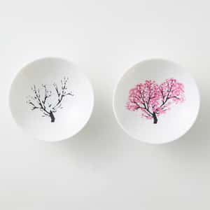 日本清酒杯 冷感變色櫻花杯 一盒2隻 - 限定品 (圖片3)