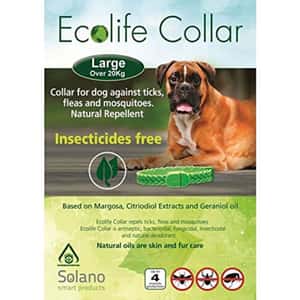 Ecolife Collar 大型犬用天然驅蚤頸帶 藍色 (EC112B) (圖片3)