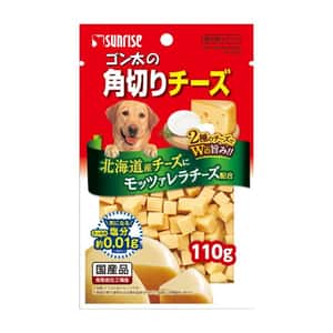 SUNRISE 狗零食 日本Sunrise 狗小食 北海道牛乳使用 芝士切粒零食 100g (紅)