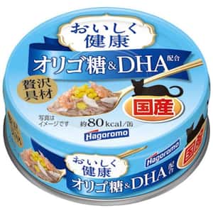 Hagoromo 貓罐頭 日本Hagoromo 貓罐頭 腸胃及DHA配方 混合海鮮味 70g (藍)