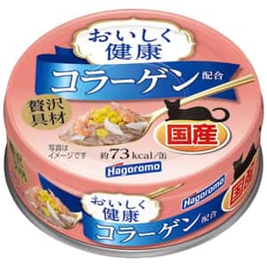 Hagoromo 貓罐頭 日本Hagoromo 貓罐頭 皮毛健康配方 混合海鮮味 70g (粉紅)