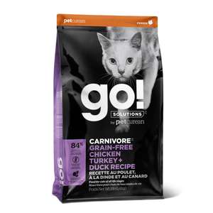 GO! SOLUTIONS 貓糧 貓乾糧推薦：GO! SOLUTIONS 無穀物貓糧 活力營養系列 雞肉火雞鴨肉 16lb(1303056T)