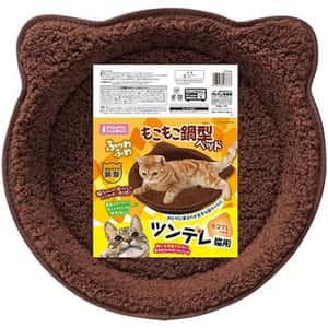 寵物床墊 貓床墊 日本MARUKAN 貓耳鍋型毛毛床