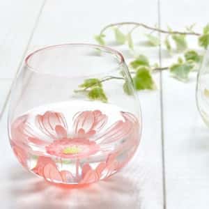 日本清酒杯 東洋佐佐木 BENEDIRE Fleuriru 粉色非洲菊 495ml (B-SW91-J393) (圖片3)