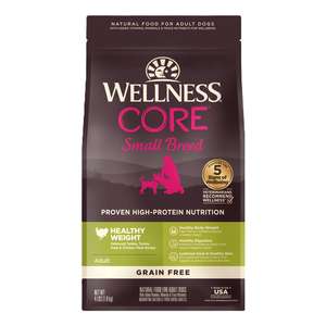 WELLNESS Core 狗糧推薦：WELLNESS CORE 狗糧 無穀物 小型犬減肥配方 去骨火雞及雞 4lb (88443)