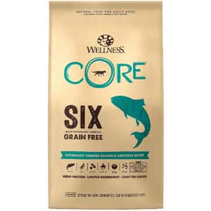 WELLNESS 狗糧 WELLNESS CORE 狗糧 SIX 無穀物 單一蛋白質抗敏配方 三文魚 22lb (88008) (停售)