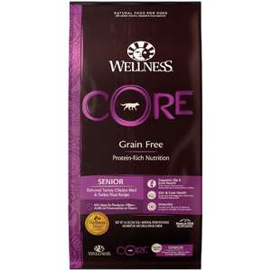 WELLNESS Core 狗糧推薦：WELLNESS CORE 狗糧 無穀物 老犬配方 去骨雞及火雞 4lb (88450)