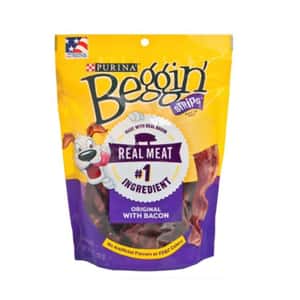 Beggin Strips 狗零食 Beggin Strips 原味煙肉片 6oz 紫色 (12459006)