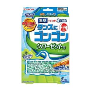日常用品 日本KINCHO 衣櫥無味防黴驅蟲劑 3個入