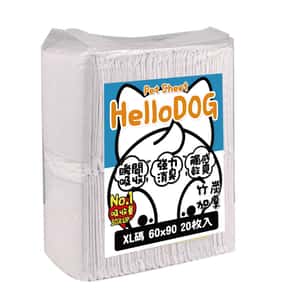 HelloDOG 竹炭加厚强力吸濕 寵物尿墊 狗尿墊 狗尿片 [60x90 XL碼 20枚] (圖片3)