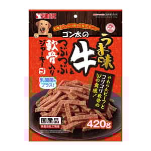 SUNRISE 狗零食 日本Sunrise 狗小食 蔬菜牛肉軟骨幼條零食 420g (SGN-017)