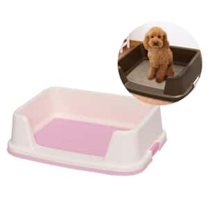 狗狗日常用品 IRIS 狗狗專用 高身防噴狗廁所 TRT-650 大碼 (50.5x65x18.5) (顏色隨機)