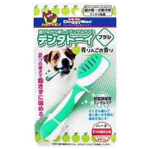 DoggyMan DoggyMan 日本狗玩具 狗狗潔齒磨牙咬咬玩具 青蘋果味 1個入