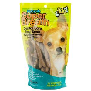 狗零食推薦：Fido 營養清新潔齒骨 迷你犬用 21支 (FID1558) 此日期前最佳: 2025年6月